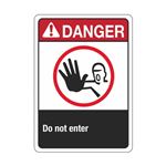 Danger Do Not Enter Sign - Graphic
